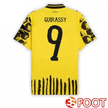 Maillot Dortmund BVB Club World Cup (Guirassy 9) Domicile Jaune Noir 2025/2026