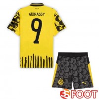 Maillot Dortmund BVB Club World Cup (Guirassy 9) Enfant Domicile Jaune Noir 2025/2026
