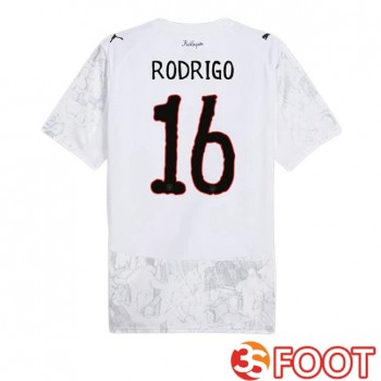 Maillot Manchester City Club World Cup (Rodrigo 16) Domicile Blanc 2025/2026