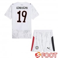 Maillot Manchester City Club World Cup (Ilkay Gündoğan 19) Enfant Domicile Blanc 2025/2026