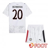 Maillot Manchester City Club World Cup (Bernardo Silva 20) Enfant Domicile Blanc 2025/2026