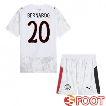 Maillot Manchester City Club World Cup (Bernardo Silva 20) Enfant Domicile Blanc 2025/2026