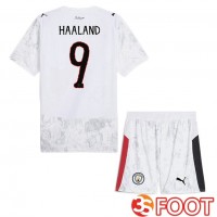 Maillot Manchester City Club World Cup (Erling Haaland 9) Enfant Domicile Blanc 2025/2026