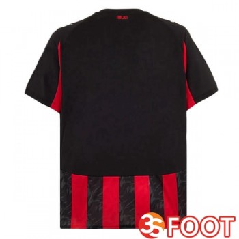 Maillot De Foot AC Milan Domicile Rouge Noir 2025/2026