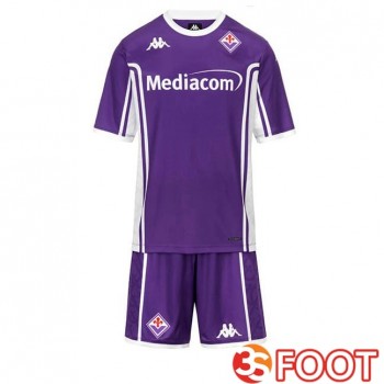 Maillot De Foot ACF Fiorentina Enfant Domicile Pourpre 2025/2026