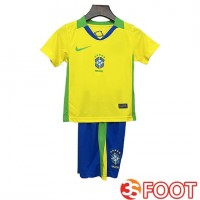Maillot De Foot Bresil Enfant Domicile 2025/2026
