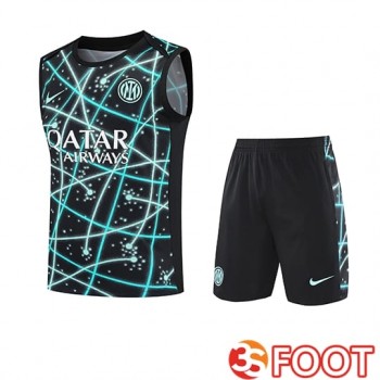 Gilet De football Inter Milan Enfant Noir/Bleu 2025/2026