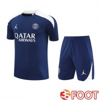 Ensemble Training T-Shirts PSG Enfant Bleu/Blanc 2025/2026