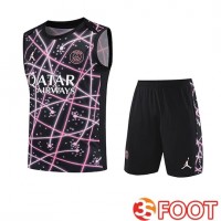 Gilet De football PSG Enfant Noir/Rose 2025/2026
