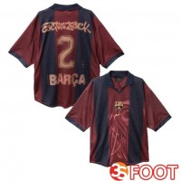 Maillot De Foot FC Barcelone Travis Scott Édition Spéciale Bleu Rouge