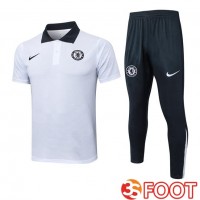 Ensemble Polo FC Chelsea + Pantalon Blanc 2025/2026