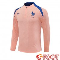 Training Sweatshirt France Rose 2025/2026