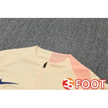 Ensemble Survetement De Foot FC Barcelone Jaune 2025/2026