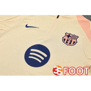 Ensemble Survetement De Foot FC Barcelone Jaune 2025/2026
