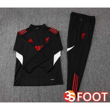 Ensemble Survetement De Foot FC Liverpool Noir 2025/2026