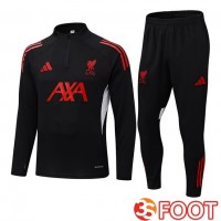 Ensemble Survetement De Foot FC Liverpool Noir 2025/2026