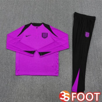 Ensemble Survetement De Foot Angleterre Pourpre 2025/2026