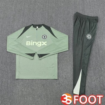 Ensemble Survetement De Foot FC Chelsea Vert 2025/2026