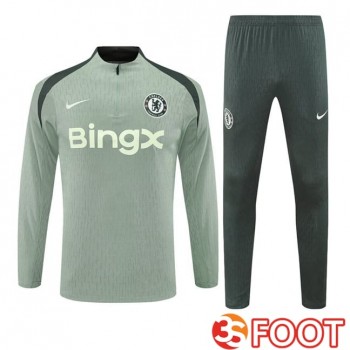 Ensemble Survetement De Foot FC Chelsea Vert 2025/2026
