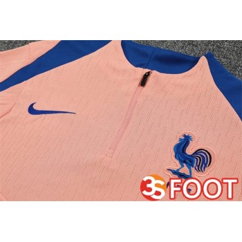 Ensemble Survetement De Foot France Rose 2025/2026