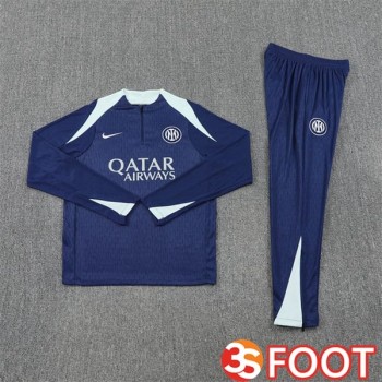 Ensemble Survetement De Foot Inter Milan Bleu Royal 2025/2026