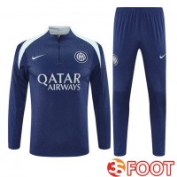 Ensemble Survetement De Foot Inter Milan Bleu Royal 2025/2026