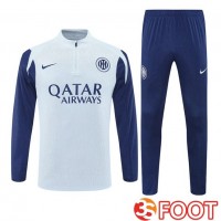 Ensemble Survetement De Foot Inter Milan Gris 2025/2026
