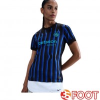 Maillot De Foot Inter Milan Femme Domicile Bleu Noir 2025/2026