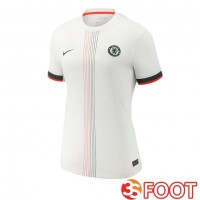 Maillot De Foot FC Chelsea Femme Exterieur Blanc 2025/2026
