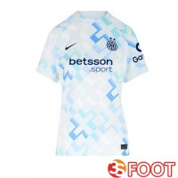 Maillot De Foot Inter Milan Femme Exterieur Blanc Bleu 2025/2026