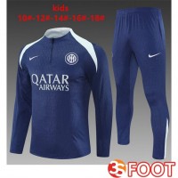 Ensemble Survetement De Foot Inter Milan Enfant Bleu Royal 2025/2026