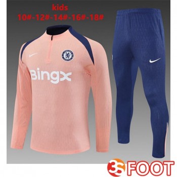 Ensemble Survetement De Foot FC Chelsea Enfant Rose 2025/2026