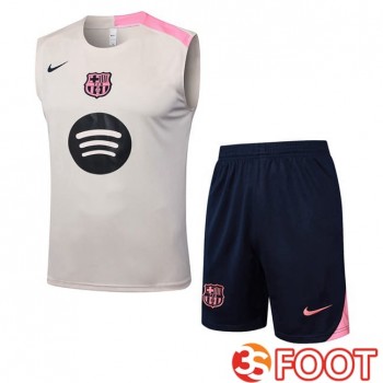 Gilet Foot FC Barcelone + Shorts Jaune 2025/2026