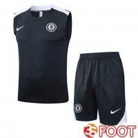 Gilet Foot FC Chelsea + Shorts Bleu Royal 2025/2026