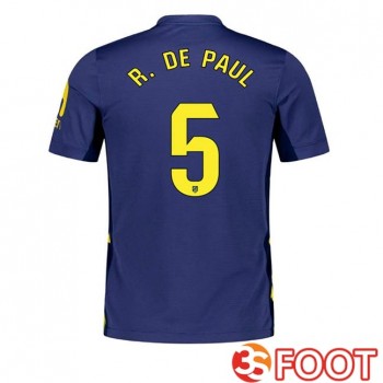 Maillot De Foot Atletico Madrid (R. De PAUL 5) Exterieur Bleu Royal 2025/2026