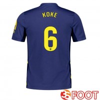 Maillot De Foot Atletico Madrid (KOKE 6) Exterieur Bleu Royal 2025/2026