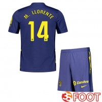 Maillot De Foot Atletico Madrid (M. LLORENTE 14) Enfant Exterieur Bleu Royal 2025/2026