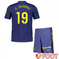 Maillot De Foot Atletico Madrid (J. ALVAREZ 19) Enfant Exterieur Bleu Royal 2025/2026