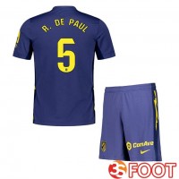Maillot De Foot Atletico Madrid (R. De PAUL 5) Enfant Exterieur Bleu Royal 2025/2026