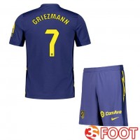 Maillot De Foot Atletico Madrid (GRIEZMANN 7) Enfant Exterieur Bleu Royal 2025/2026