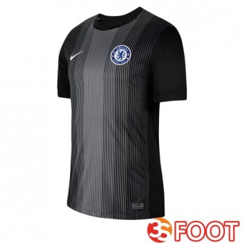 Maillot De Foot FC Chelsea Gardien De but Noir 2025/2026