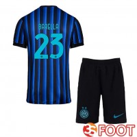 Maillot De Foot Inter Milan (BARELLA 23) Enfant Domicile Bleu Noir 2025/2026 Maillot De Foot Inter Milan (BARELLA 23) Enfant Domicile Bleu Noir 2025/2026