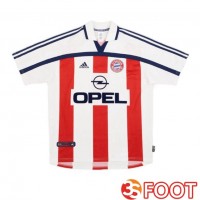 Maillot De Foot Bayern Munich Retro Exterieur Blanc 2000-2002