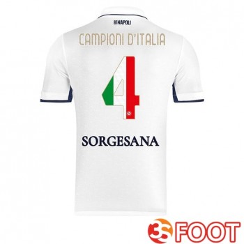 Maillot De Foot SSC Naples Campioni D'Italia Exterieur Blanc 2024/2025