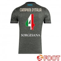 Maillot De Foot SSC Naples Campioni D'Italia Third Gris 2024/2025