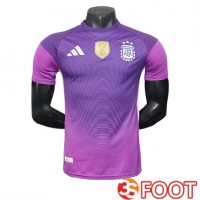 Maillot Equipe Foot Argentine Gardien De But Pourpre 2025 2026