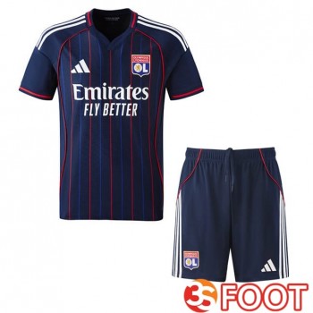 Maillot De Foot Lyon OL Enfant Exterieur Bleu Royal 2025/2026
