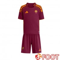 Maillot De Foot AS Roma Enfant Domicile Rouge 2025/2026