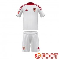 Maillot De Foot Sevilla FC Enfant Domicile Blanc 2025/2026