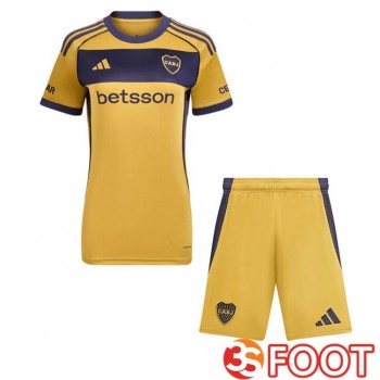 Maillot De Foot Boca Juniors Enfant Exterieur Jaune 2025/2026